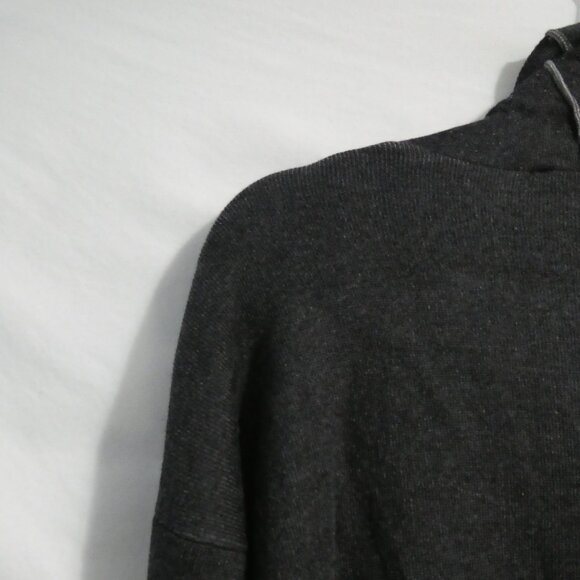 DYNAMITE | medium | Charcoal Long Sleeve Open Front Cardigan With Pockets | NWT - Picture 12 of 16